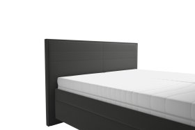 Dvojlôžko Grand v rozmere 160x200 cm, v poťahu Matrix 19, detail čela