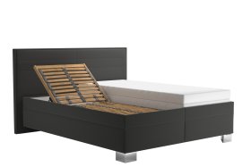 Dvojlôžko Grand v rozmere 160x200 cm, v poťahu Matrix 19, ukážka polohovania roštu