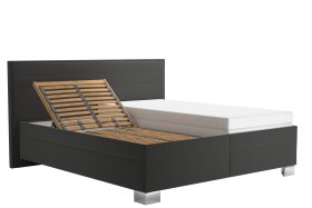 Dvojlôžko Grand v rozmere 180x200 cm, v poťahu Matrix 19, ukážka polohovania roštu