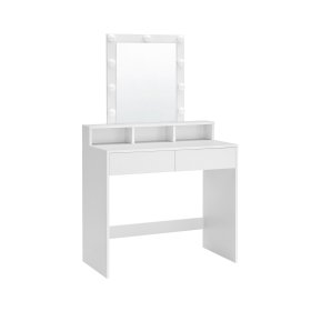 Toaletný stolík Elin 80x40x145 cm, biely