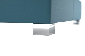 Dvojlôžko Lilibet v rozmere 160x200 cm, v poťahu Trinity 13 Azur, podnožie