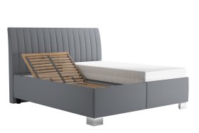 Dvojlôžko Lilibet v rozmere 160x200 cm, v poťahu Trinity 14, polohovanie hlavy