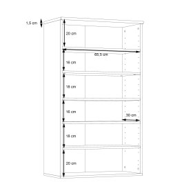 Botník But, bílý, rozměry