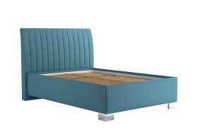 Jednolôžko Lilibet v rozmere 140x200 cm, v poťahu Trinity 13 Azur, bez matraca