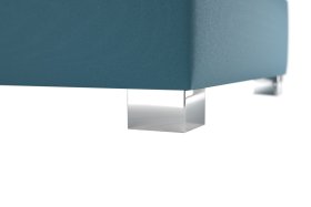 Jednolôžko Lilibet v rozmere 140x200 cm, v poťahu Trinity 13 Azur, podnožie