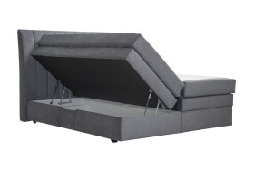 Boxspring Jira v rozmere 160x200, v potahu Matrix 17, úložný priestor