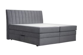 Boxspring Jira v rozmere 160x200, v potahu Matrix 17, bez topperu