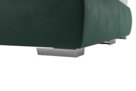 Dvojlôžko Idaho v rozmere 180x200 cm, v poťahu Tiffany 10 DK. Green, podnožie