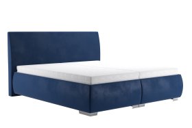 Dvojlôžko Idaho v rozmere 180x200 cm, v poťahu Tiffany 11 Blue, s matracmi