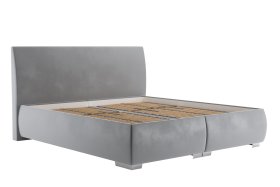 Dvojlôžko Idaho v rozmere 180x200 cm, v poťahu Tiffany 16 Grey, bez matracov