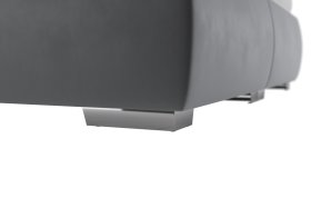 Dvojlôžko Idaho v rozmere 180x200 cm, v poťahu Tiffany 16 Grey, podnožie