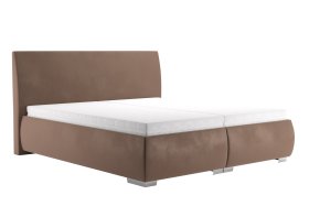 Dvojlôžko Idaho v rozmere 180x200 cm, v poťahu Tiffany 29 Taupe, s matracmi