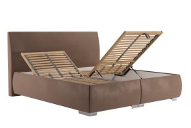 Dvojlôžko Idaho v rozmere 180x200 cm, v poťahu Tiffany 29 Taupe, polohovanie