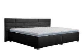 Dvojlôžko Family bed v rozmere 280x220 cm, v poťahu Savoy 94 DK. GR, s matracmi