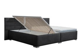 Dvojlôžko Family bed v rozmere 280x220 cm, v poťahu Savoy 94 DK. GR, úložný priestor