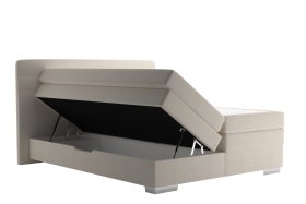 Boxspring Maria v rozmere 160x200 cm, v poťahu Bravo 2 Nature, úložný priestor