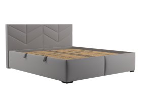 Dvojlôžko Kessy v rozmere 180x200 cm, v poťahu Tiffany 16 grey, bez matracov