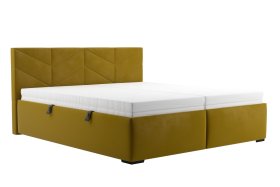 Dvojlôžko Kessy v rozmere 180x200 cm, v poťahu Tiffany 34 Amber