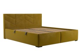 Dvojlôžko Kessy v rozmere 180x200 cm, v poťahu Tiffany 34 Amber, bez matracov