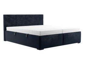 Dvojlôžko Kessy v rozmere 180x200 cm, v poťahu Tiffany 37 Deep Blue