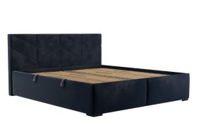 Dvojlôžko Kessy v rozmere 180x200 cm, v poťahu Tiffany 37 Deep Blue, bez matracov