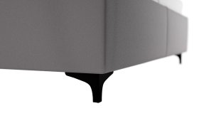 Dvojlôžko Ramona v rozmere 180x200 cm, v poťahu Prima 13 Grey, detail podnožia