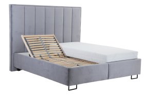 Dvojlôžko Angela v rozmere 180x200 cm, v poťahu Riviera 80, polohovanie hlavy