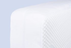 Chladivý matracový chránič Cooler 80x200x20 cm, biely, detail