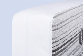 Chránič matraca Graphene 90x200x20 cm, šedo-biely, detail