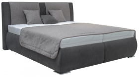 Dvojlôžko Limone v rozmere 180x200 cm, v poťahu Fashion 4 a Enjoy 6, s prikrývkou a vankúšmi