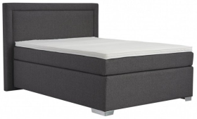 Boxspring Sammy v rozmere 140x200 cm, v poťahu Arte 13, s topperom