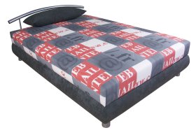 Jednolôžko Nina v rozmere 140x 200 cm, v poťahu Molino 463-85