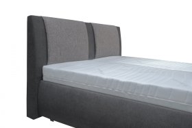 Dvojlôžko Limone v rozmere 180x200 cm, v poťahu Fashion 4 a Enjoy 6, detail čela 