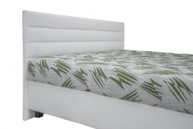 Dvojlôžko Spa v rozmere 180x200 cm, v poťahu Loft 1 a Farad 45, detail čela