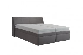 Dvojlôžko Merkúr v rozmere 180x200 cm, v poťahu Prima 13 Grey