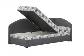 Turi do pravého rohu v poťahu Milano 9000 / Kristen 8057-11, úložný priestor