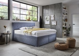 Boxspring Samba v rozmere 180x200 cm, v poťahu Gusto 72, interiér