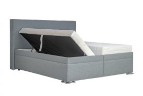 Boxspring Samba v rozmere 180x200 cm, v poťahu Gusto 72, ukážka úložného priestoru