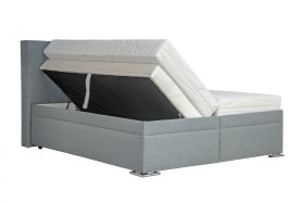 Boxspring Samba v rozmere 180x200 cm, v poťahu Gusto 72, ukážka úložného priestoru