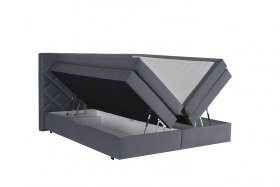 Dvojlôžko Atika v rozmere 180x200, v poťahu Amore 32, úložný priestor