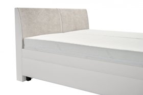 Dvojlôžko Quarto v rozmere 180x200 cm, v poťahu Loft 1 a Matrix 2, detail čela 