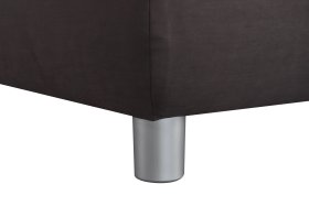 Jednolôžko Nina v rozmere 140x 200 cm, v poťahu Salina 4004 a Sevilla 24-40, detail nohy