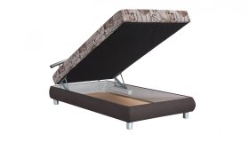  Jednolôžko Nina, v látke Sevilla 24 - 40, ukážka úložného priestoru