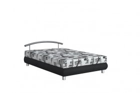 Jednolôžko Nina v rozmere 140x200, v poťahu NYC B 05 a Salina 9022, bez vankúšika