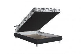 Jednolôžko Nina v rozmere 140x200, v poťahu NYC B 05 a Salina 9022, úložný priestor