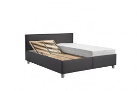 Dvojlôžko Oregon v rozmere 180x200 cm, v poťahu Malmö New 95, ukážka polohovania roštu