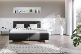 Dvojlôžko Olívia v rozmere 180x200 cm, v poťahu Salina 4004, interiér