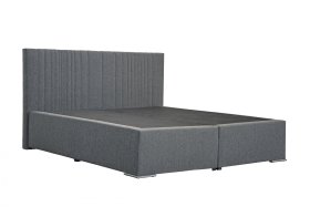 Boxspring Ludwig v rozmere 180x200 cm, v poťahu Toledo Grey, bez matracov 