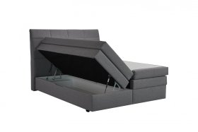 Boxspring Bonny v rozmere 180x200 cm, v poťahu Malmö New 90, ukážka úložného priestoru