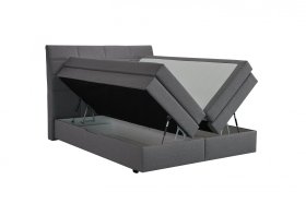 Boxspring Bonny v rozmere 180x200 cm, v poťahu Malmö New 90, ukážka úložného priestoru